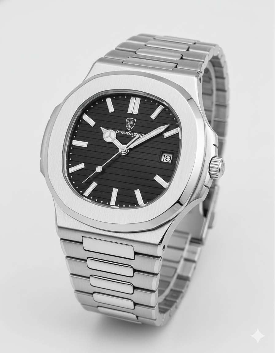 Luxury Stainless Steel Watch